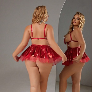 Ensemble de lingerie sexy SMOOTH Little <span class=keywords><strong>Devil</strong></span> pour cosplay, uniforme érotique, costume séduisant, ensemble soutien-gorge et culotte ajourés - Product Image 4