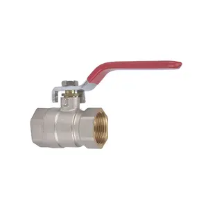 Promotion DN20 PN25 3/4 Inch Brass Water Ball Valves Manufacturer With Locking Forged Brass Female Water BallValve