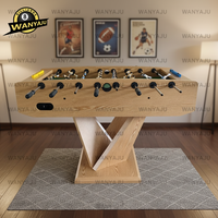 Table de football en bois massif Sportcraft pour l'intérieur – Jeu de baby-foot manuel