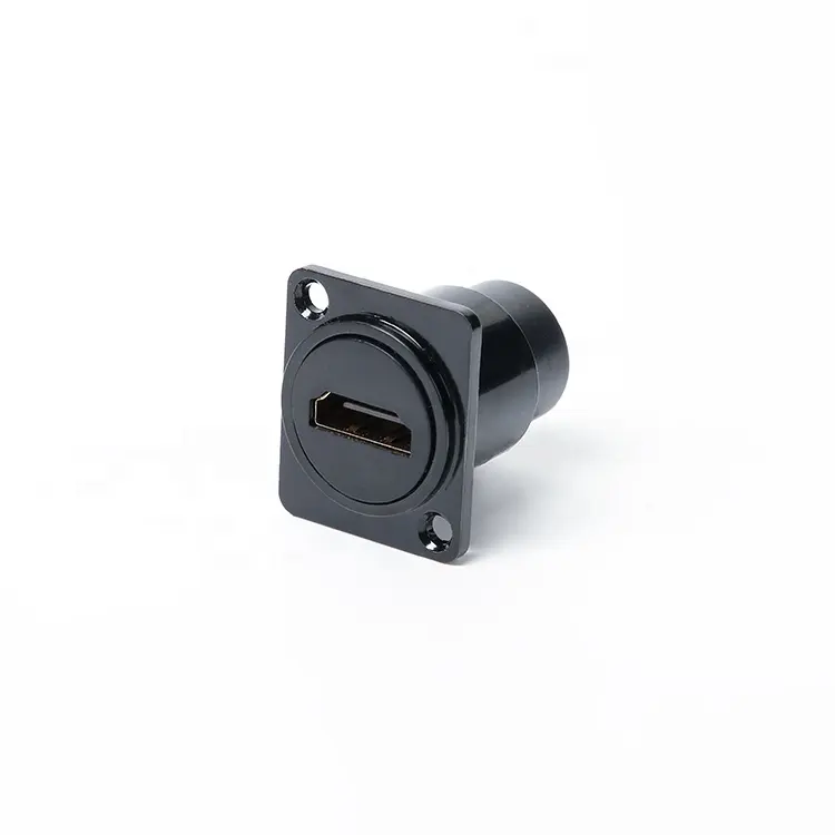 Hoge Kwaliteit Ronde Rca Audio Socket 12.0 Paneel Chassis Flens Paneel Mount Pluggen & Socket