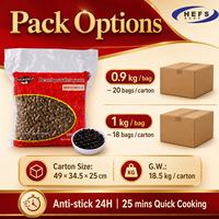Perles de tapioca noires moelleuses et douces 900g*20/1kg*18 par carton pour thé aux fruits, limonade, yaourt, desserts, barres, vente en gros, Boba, Bubble Tea