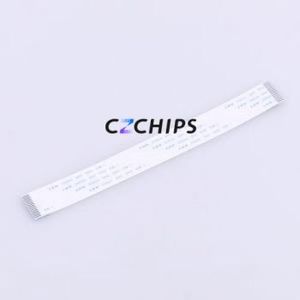 JS10A-15P-150-4-8 FFC Cable (Flexible Flat Cable) P=1mm Connector 15P 1mm 0.3mm Non-Inverting - Product Image 1