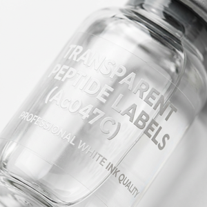 Professional Ultra-Clear Transparent Peptide Vial <b>Labels</b> with High-Transparency Synthetic Material & White Ink Printing - Product Image 3