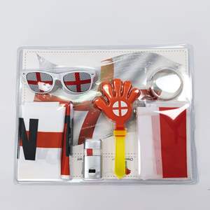 Écharpe, lunettes, claquettes, peinture faciale, drapeau mexicain coloré – Ensemble de marchandises pour supporters des Jeux de football du Mexique 2026 - Product Image 1