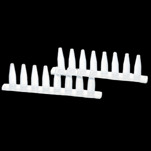 Tubes PCR 8-stripes de 0,2 ml avec bouchons annulaires, étanches, autoclavables, pour usage en laboratoire - Product Image 3