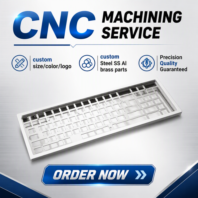 Customized 100%/80%/60 Computer Keyboard Case, Cnc Aluminum Mechanical Keyboard case