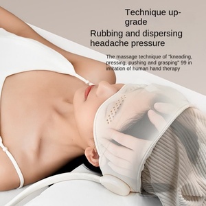 Masajeador de Cabeza y Ojos OEM Portátil Recargable para Terapia de Dolor de Cabeza, Alivio del Dolor, Relajación, Cuidado de los Ojos, Compresa Caliente, Compresión de Aire - Product Image 5