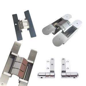 Усиленная регулируемая скрытая петля из цинкового сплава для дверей, комплект усиленных складных лестничных петель - Product Image 1