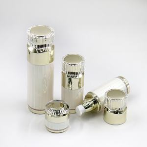 Ensembles de flacons pompe airless vides en acrylique 15ml 30ml 50ml 100ml 120ml et pots cosmétiques 10g 30g 50g pour visage/yeux, shampoing, masque facial - Product Image 2