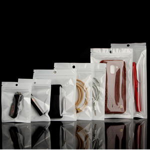 12*20CM bijoux perle Film fermeture éclair sac translucide étui de <span class=keywords><strong>téléphone</strong></span> <span class=keywords><strong>portable</strong></span> sac en plastique - Product Image 3