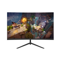 Grossiste direct d'usine, moniteur LED incurvé de bureau 23,8 / 24 / 27 pouces, 100 Hz / 180 Hz, écran IPS pour PC, moniteur LCD pour ordinateur, 1080p
