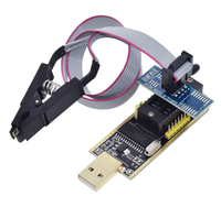 Module programmeur USB CH341A pour EEPROM Flash BIOS série 24 25 + pince de test SOIC8 SOP8 pour EEPROM 93CXX / 25CXX / 24CXX