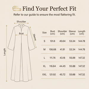 ชุดอาบายะห์ผู้หญิงแบบหรูหรา ปักลายไล่เฉดสี ทรงหลวมยาว สไตล์เรียบร้อย รับผลิตแบบ OEM - Product Image 4