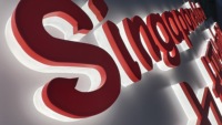 Lettres acryliques éclairées par LED produites en usine Signage avant et arrière Lettre de canal LED éclairée pour les boîtes lumineuses de publicité extérieure