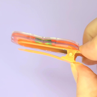 Vente en gros à bas prix de clips en acrylique PP personnalisés et colorés pour la décoration