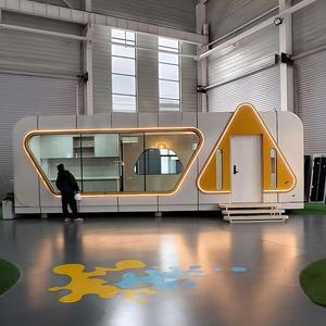 Cápsula Móvil Modular Moderna de Acero Galvanizado en Caliente para Alojamiento, Sala de Actividades, Hotel al Aire Libre, Villa, Solárium R11 - Product Image 4