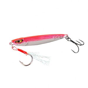 NOUVEAU Leurre de pêche vertical en métal 35/45/60/80/100 mm, couleur lumineuse, pour la pêche au bar - Product Image 2
