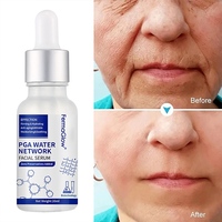 Sérum Visage Éclatant et Lissant à l'Acide Polyglutamique Fermenté (PGA) et à l'Acide Hyaluronique, Hydratation en Profondeur et Soutien de la Barrière Cutanée pour Peaux Grasses et Sèches