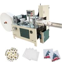 Máquina Automática de Alta Velocidad para Fabricar Papel de Servilleta, Línea de Producción de Papel Tisú Plegado