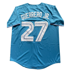 Camiseta de Béisbol Personalizada con Logotipo Bordado de los Toronto Jays, Uniforme de Béisbol de Secado Rápido y Transpirable, Manga Corta, Unisex - Product Image 2