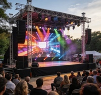 Pantalla LED de Alquiler Prevision P3.9 P2.6 P2.9 para Interiores y Exteriores, Conexión Fija, Resistente al Agua, Panel de 500x500mm, para Fondo de Escenario