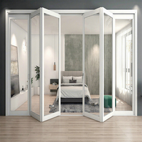 Porte pliante en alliage d'aluminium GREATMEN, double vitrage insonorisé, pour patio, villa, salon, robuste, à rupture de pont thermique