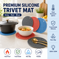 Tapis isolant de table, fonctionnel, antidérapant, protecteur de comptoir de cuisine, résistant à la chaleur, qualité supérieure, tapis en silicone