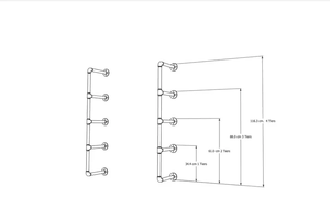 औद्योगिक फ्लोटिंग लकड़ी अलमारियों देहाती फार्महाउस पाइप दीवार इकाई खुली रसोई और बुककेस आश्रय - Product Image 4