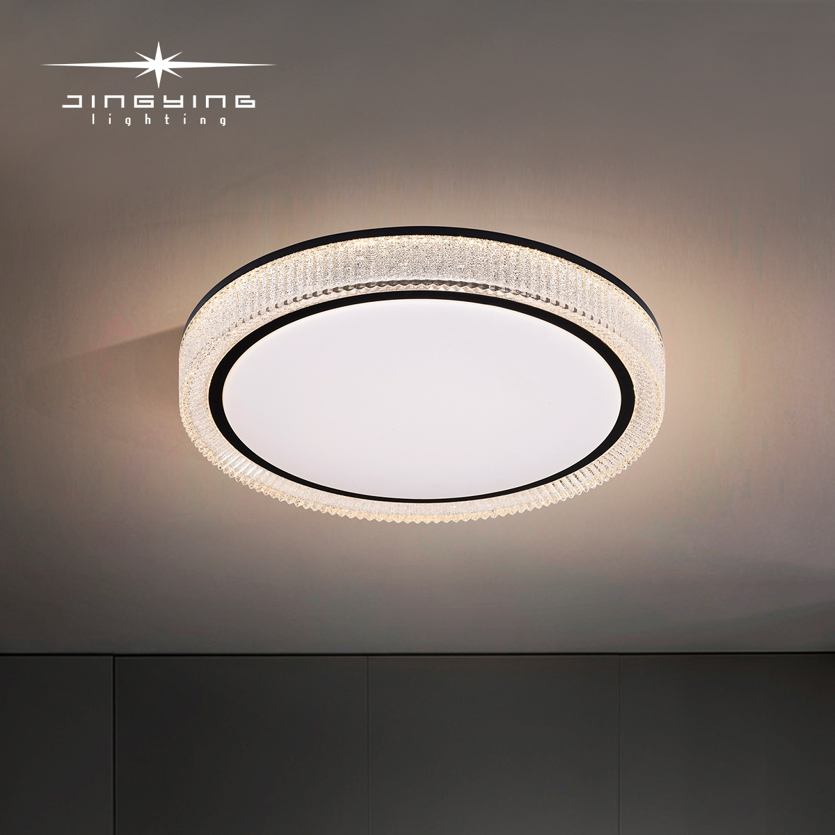 Modern Aluminum LED Bedroom Ceiling Lamp with Warm Light for Living Room and Study