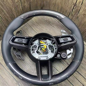 Po-rsc-he Cayenne Cayman <span class=keywords><strong>Macan</strong></span> Panamera Taycan 911 718 992 Sport Full Suede Fibra de carbono Volante personalizable - Product Image 1