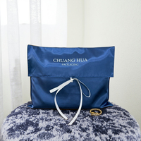 Chuanghua personnalisé Satin cheveux emballage enveloppe 30x40 sac bonnet en soie avec Logo personnalisé pour cheveux affaires ou cadeau