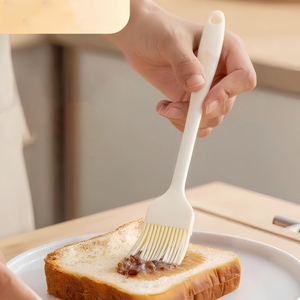 一体式硅胶刷子 食品级烧烤油锅家用厨房用具工具 - Product Image 4