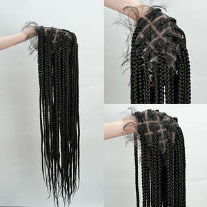 Vendor High Temperature Fiber Synthetic Transparent Hair Extensions Heat Resistant Lightweight Easy Install Soft Texture Trendy - Product Image 3