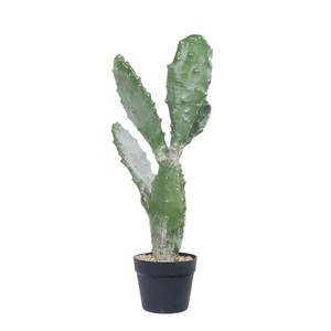 Cactus Artificial Dream Castle de 46 cm, Bonsái de Múltiples Cabezas, Planta Decorativa Plana para Interiores, Adorno para el Hogar Estilo Desierto - Product Image 4