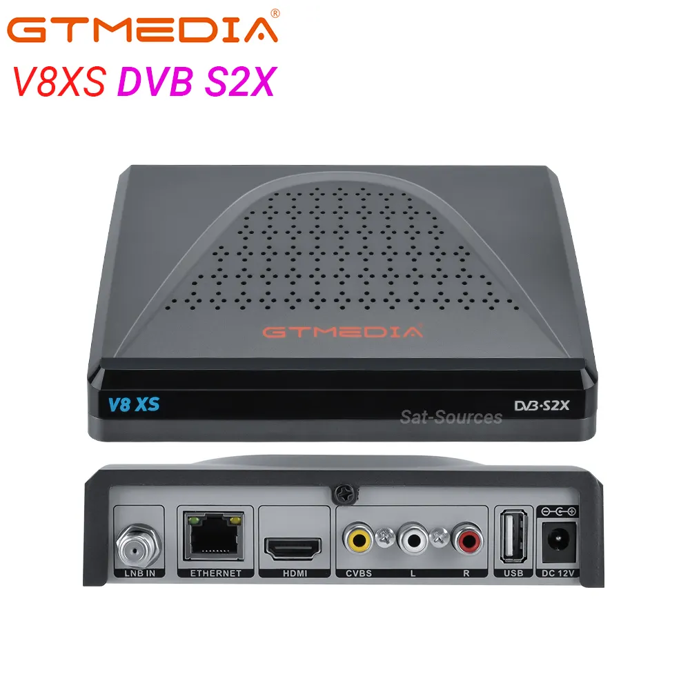 Новый GTmedia V8XS DVB S2X цифровой спутниковый ресивер высокой четкости Full HD 1080P PVR с поддержкой USB WiFi 3G/4G Dongle