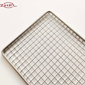 Malla de alambre para barbacoa de titanio 304 Ranger, flexible, para sándwiches, pizza plana, rejilla de hierro fundido, malla para barbacoa al por mayor - Product Image 4