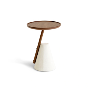 Tavolino da Caffè in MDF E1 Bianco e <span class=keywords><strong>Nero</strong></span> con Struttura in Metallo <span class=keywords><strong>Nero</strong></span> <span class=keywords><strong>Opaco</strong></span>, Comodino Minimalista - Product Image 2