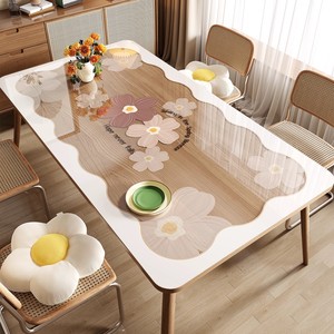 <span class=keywords><strong>Nappe</strong></span> métallique en plastique de <span class=keywords><strong>toile</strong></span> <span class=keywords><strong>cirée</strong></span> de film transparent de PVC - Product Image 3