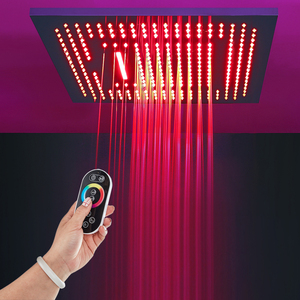 YIDA 20 pollici soffitto LED <span class=keywords><strong>soffione</strong></span> <span class=keywords><strong>doccia</strong></span> nuovo stile in acciaio inox a pioggia sopraelevato grande <span class=keywords><strong>doccia</strong></span> per Hotel <span class=keywords><strong>e</strong></span> servizi igienici - Product Image 3