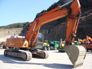Petite excavatrice Caterpillar 360 d'occasion HITACHI EX345USRLC - Product Image 3