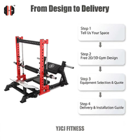 Plateforme de musculation 3D pour pont de hanche avec coussin réglable et support pour barre d'haltères pour salle de sport commerciale