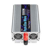 HOULI 24V 5000W 6000W 7000W Onduleur Solaire Hors Réseau avec Contrôleur et Transformateurs, Sorties Multiples 12V vers 220V 5KW