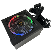 GREENLEAF catu daya Gaming Modular penuh, 750W/850W ATX 3.1 PCIe 5.1 RGB lampu kipas sunyi perlengkapan daya PC