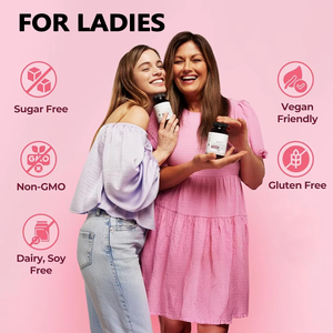 성인 여성의 자연 호르몬 지원, 갱년기 증상 완화, 유기농 비건 건강한 호르몬 균형, 핫플래시 완화 식이요법 - Product Image 5