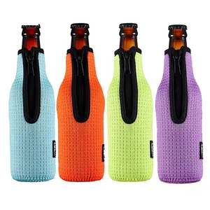 New Fashion Promotional Sublimation Gedruckte benutzer definierte Neopren-Dose Kühler trinken Bierflaschen hülle Stubby Holder