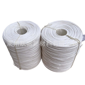 Fabricante de cuerda de papel kraft de un solo hilo de 1-4 mm, cuerda de papel blanco para embalaje y atado. - Product Image 3