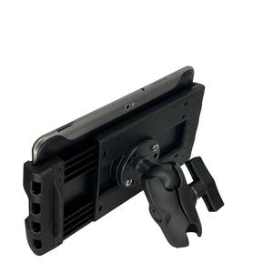 <b>Universal</b> Tablet Clamp for All 8''-14'' Tablets(iPad,Samsung Tab) with 8.7cm Doublet <b>Socket</b> Arm - Features 1.5'' Ball - Product Image 1