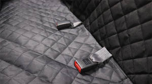 टिकाऊ आसान स्थापित करने और हटाने के पालतू निविड़ अंधकार कार सीट कवर रियर सीट कुत्ते जाल खिड़की के साथ झूला - Product Image 6