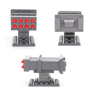 Lanzamisiles de la Segunda Guerra Mundial, Robots de Defensa Aérea, Bloques de Construcción, Figura de Soldado, Accesorio de Escena, Modelo de Juguete Hecho de Plástico ABS - Product Image 4