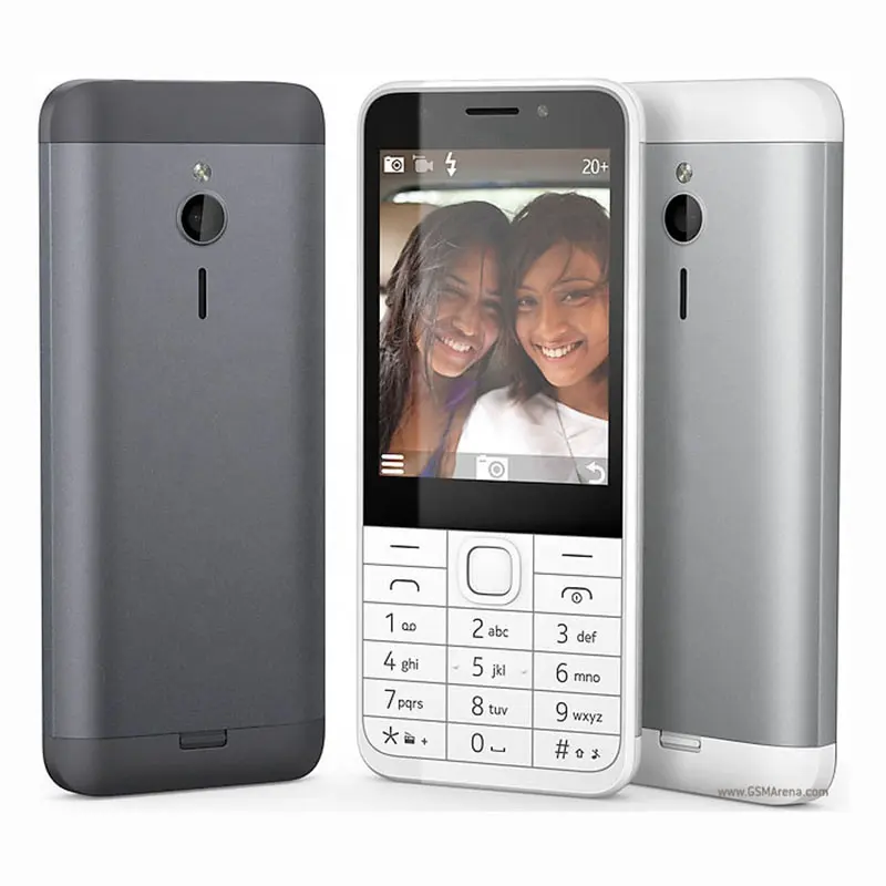 For 230 Unlocked Cell Phone Dual SIM Card 2G GSM 2.8 Inch 2MP Camera Mobile Phones